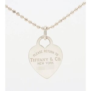 TIFFANY & CO. Return to Tiffany Heart Necklace | Sterling Silver | AUTHENTICATED